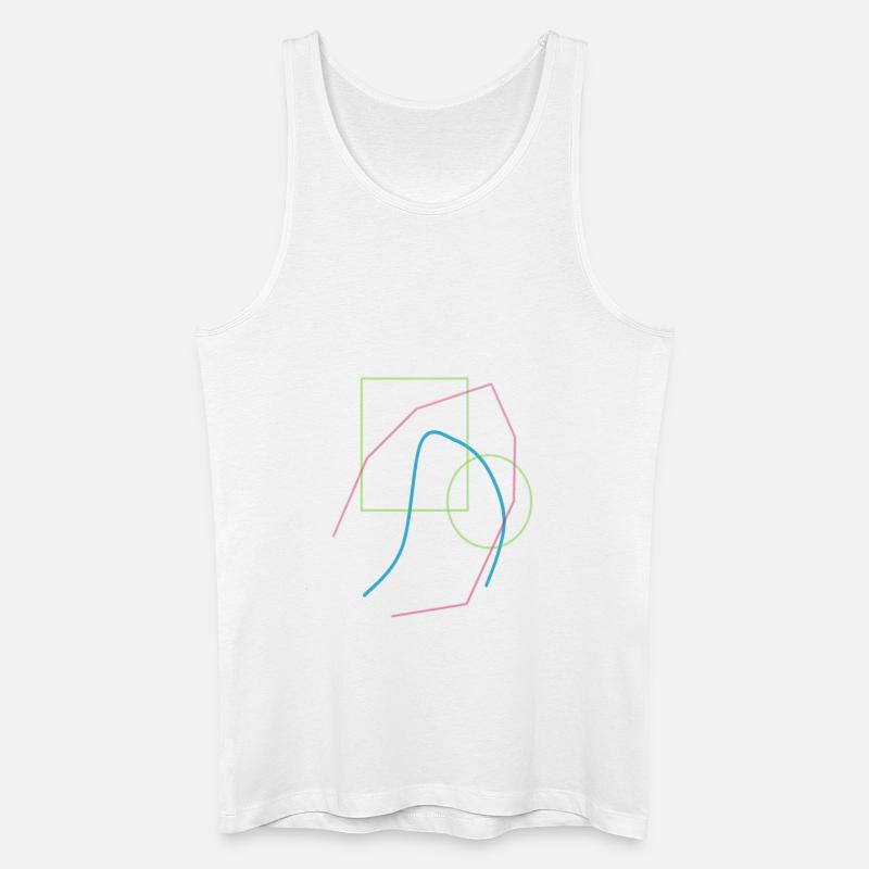 Patterns abstract - Men’s Organic Tank Top - white