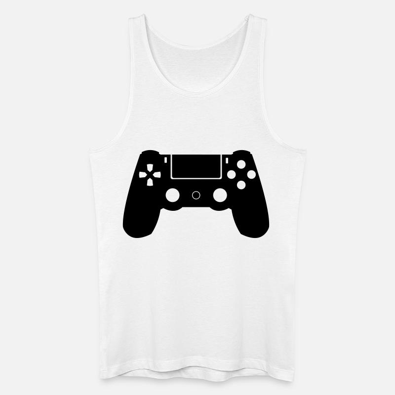 Controller - Men’s Organic Tank Top - white