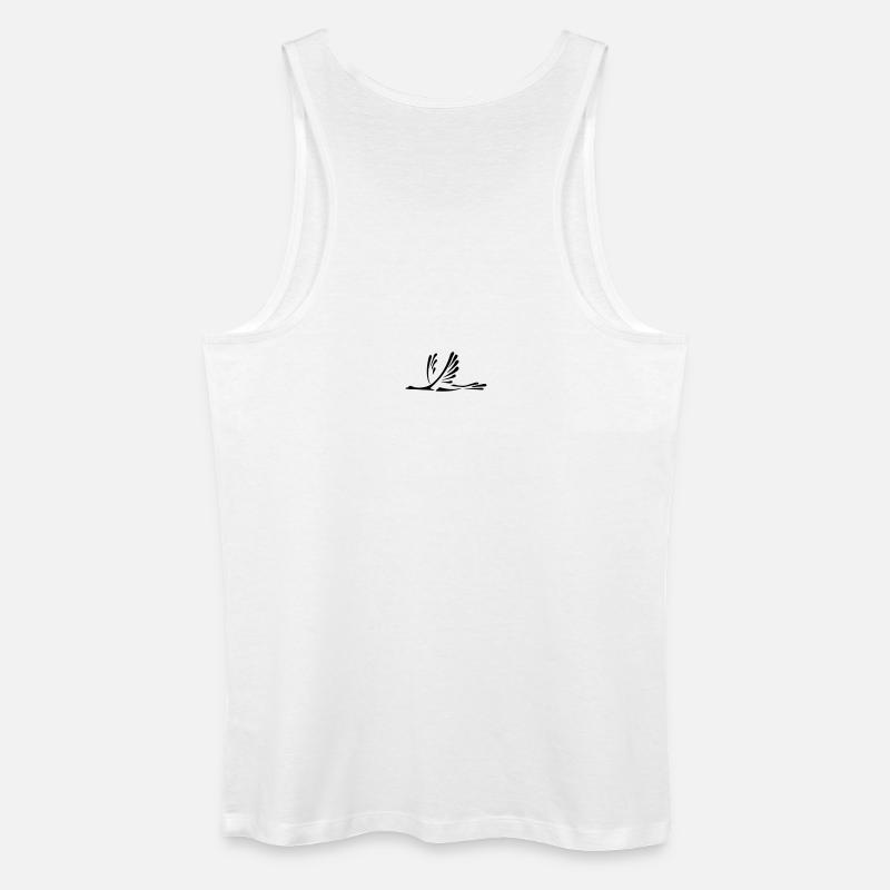 Flugzeug - Männer Bio Tank Top - Weiß