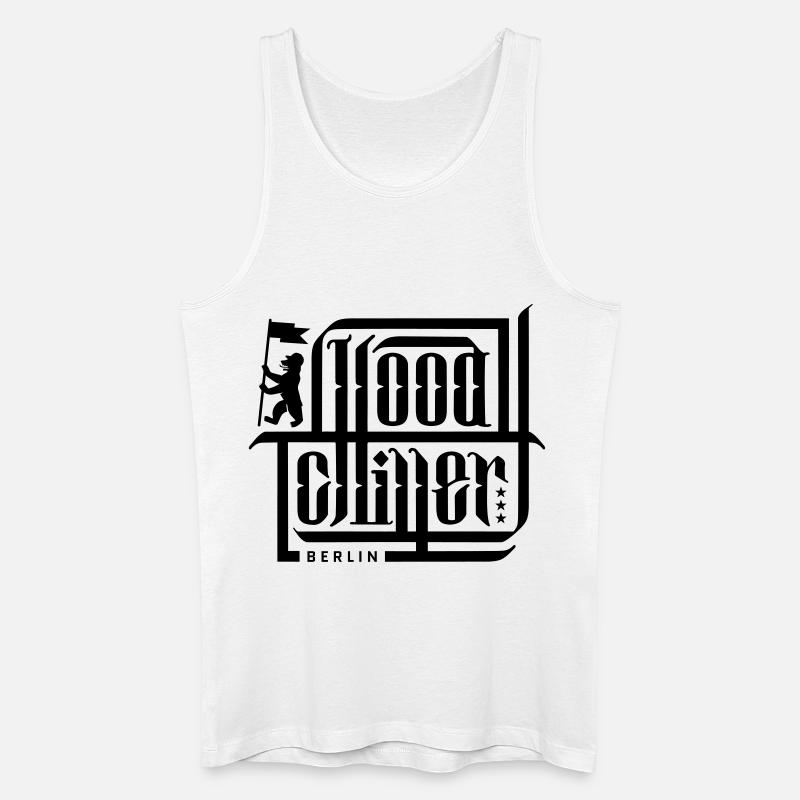 Calli - Hood Chiller Berlin - Männer Bio Tank Top - Weiß