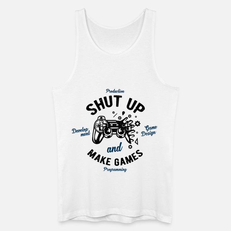 Game Development - Männer Bio Tank Top - Weiß