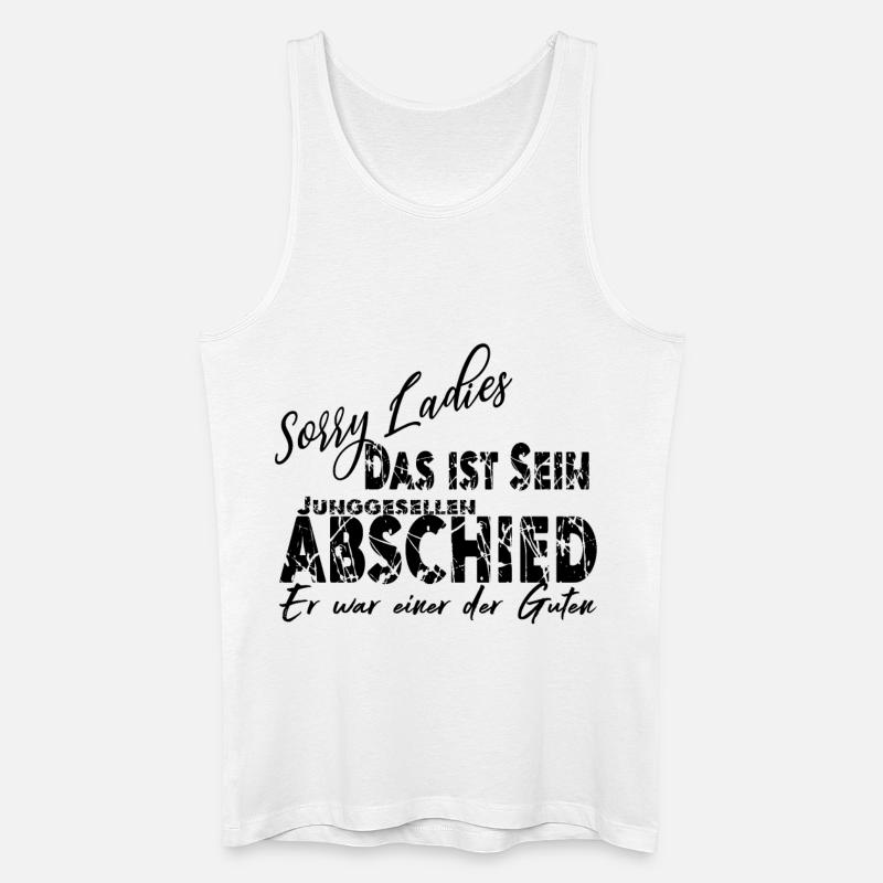 Junggessellenabschied Maenner Geschenk - Männer Bio Tank Top - Weiß