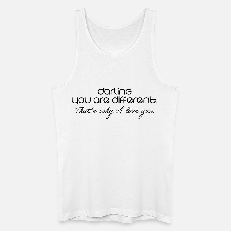 Romantisch - Männer Bio Tank Top - Weiß