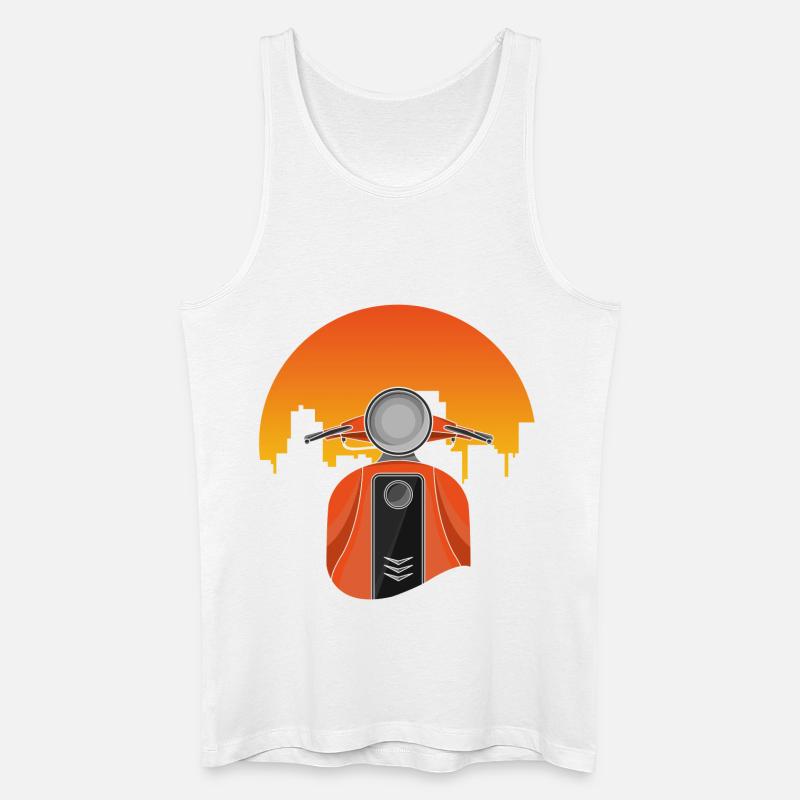 Altes Moped - Männer Bio Tank Top - Weiß