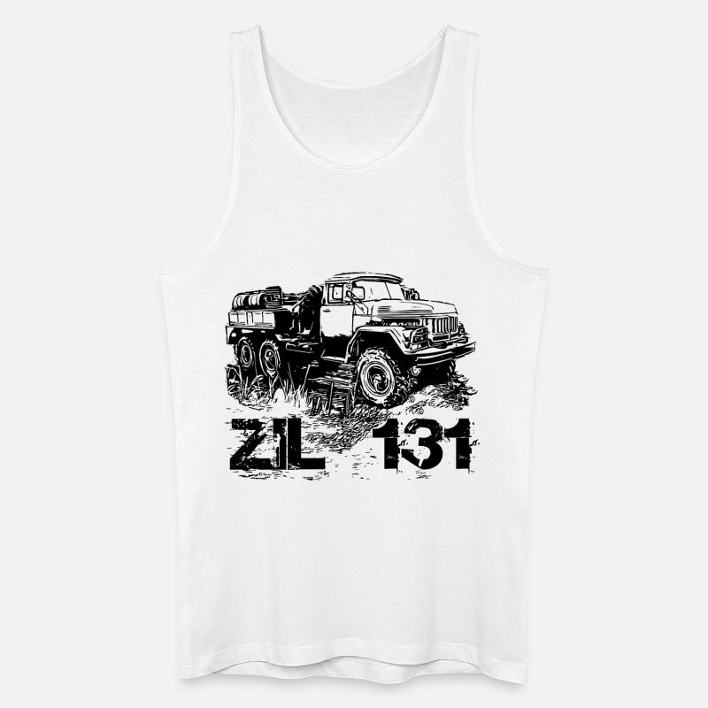 ZIL 131 - Männer Bio Tank Top - Weiß