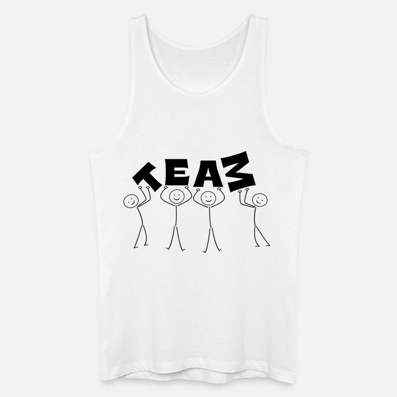 Team - Männer Bio Tank Top - Weiß