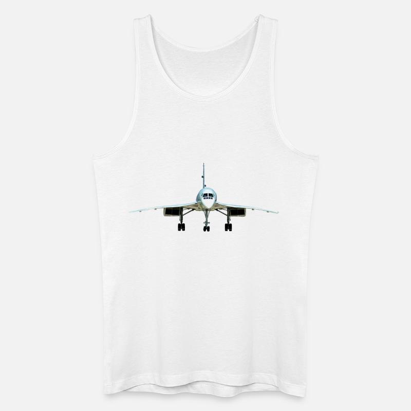 Concorde - Männer Bio Tank Top - Weiß