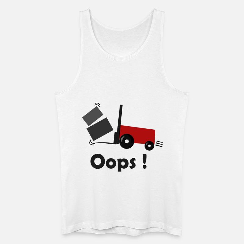 Logistiker - Männer Bio Tank Top - Weiß