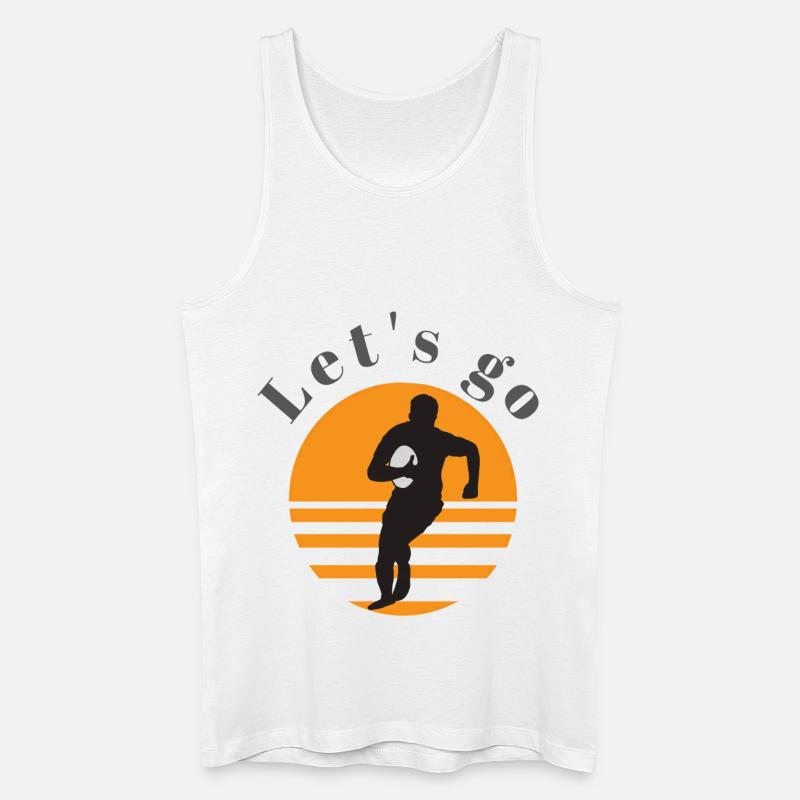rugby - Men’s Organic Tank Top - white