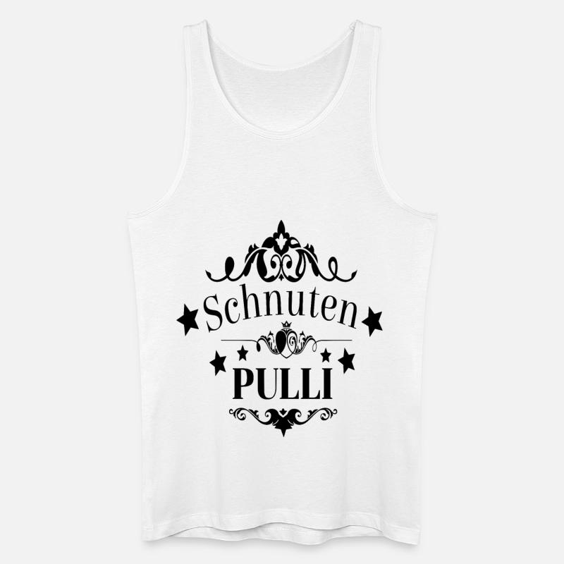 Norddeutsch Schnutenpulli - Männer Bio Tank Top - Weiß