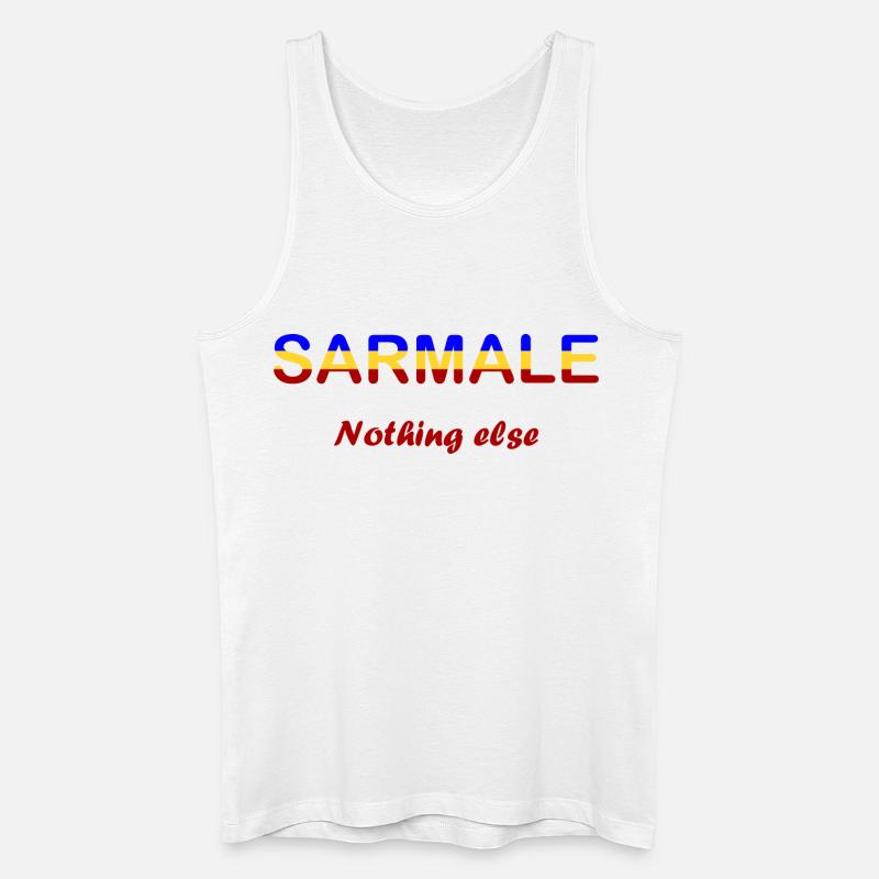Sarmale Rumänien - Männer Bio Tank Top - Weiß