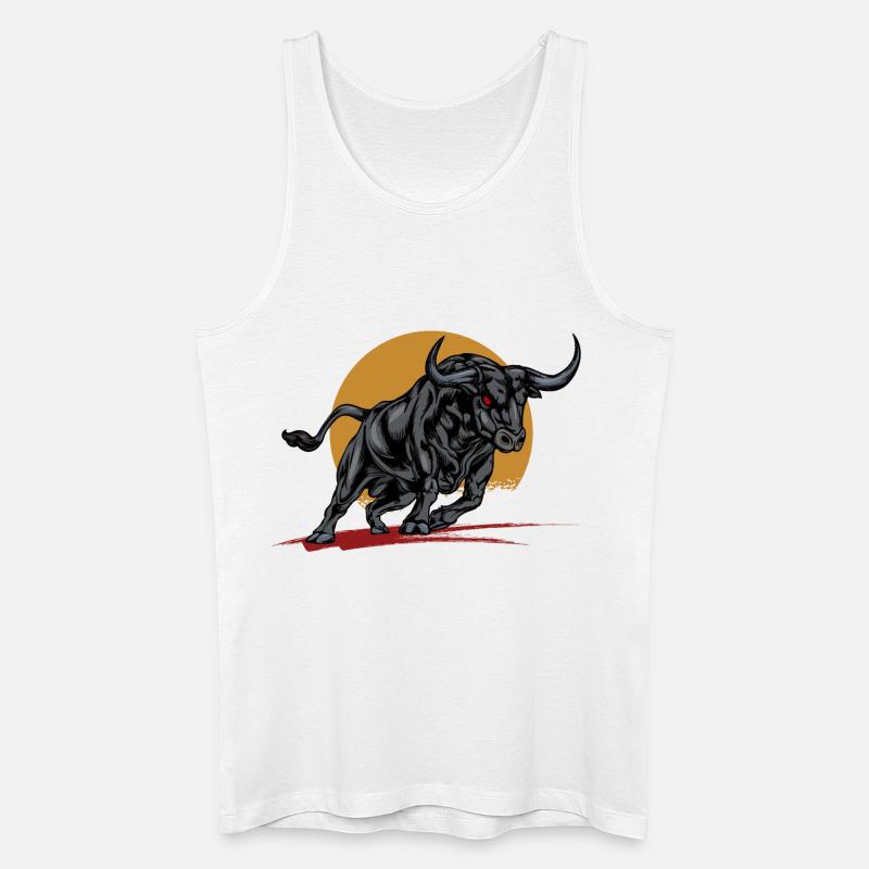 Wildnis Tier - Männer Bio Tank Top - Weiß