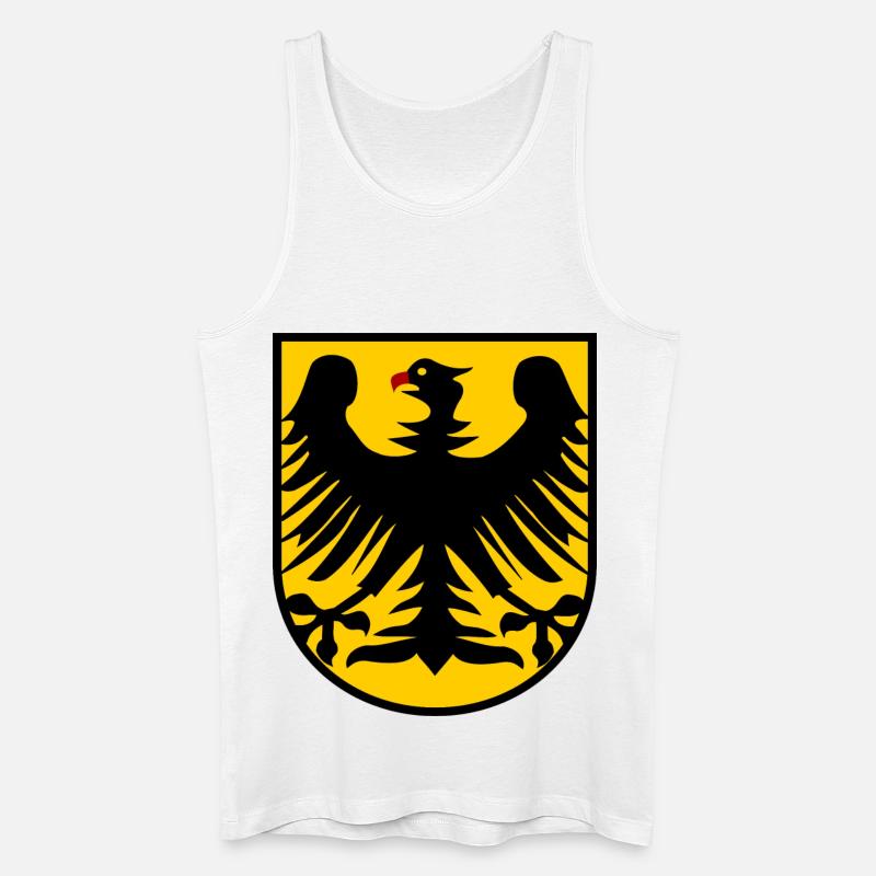 Der deutsche Adler - Männer Bio Tank Top - Weiß