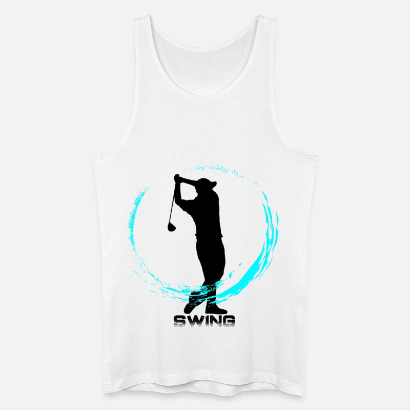 Der Golf - Männer Bio Tank Top - Weiß