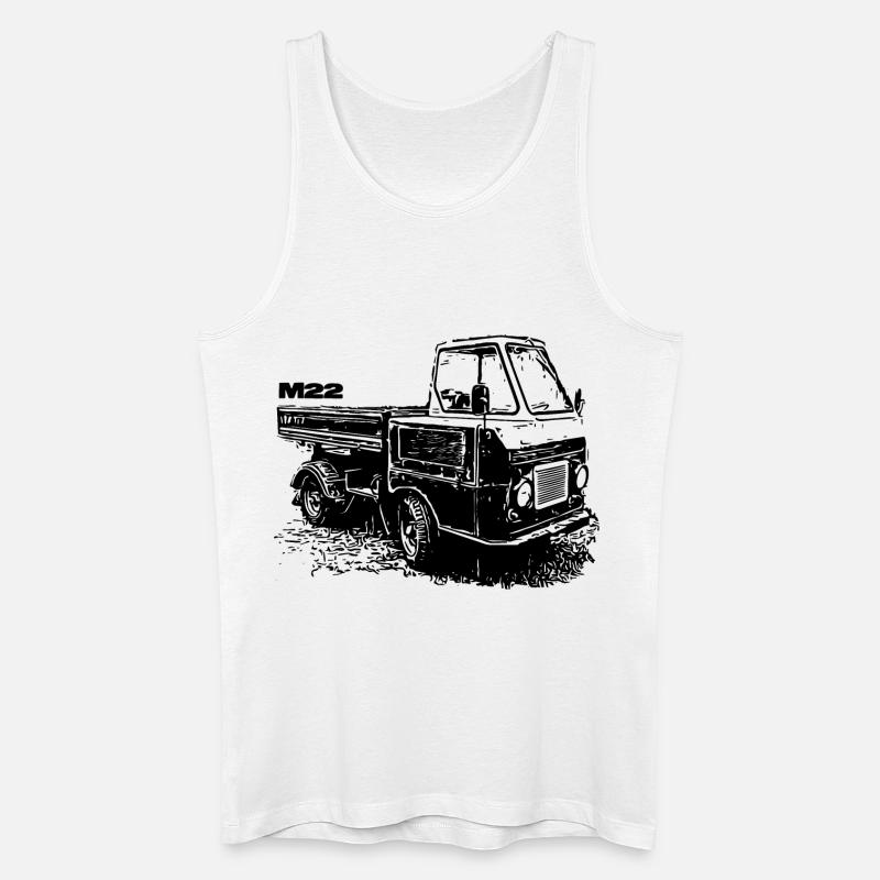 Multicar M22 - Männer Bio Tank Top - Weiß