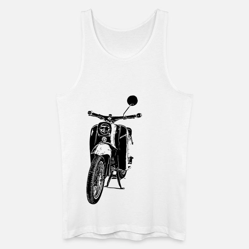 Schwalbe Moped - Men’s Organic Tank Top - white