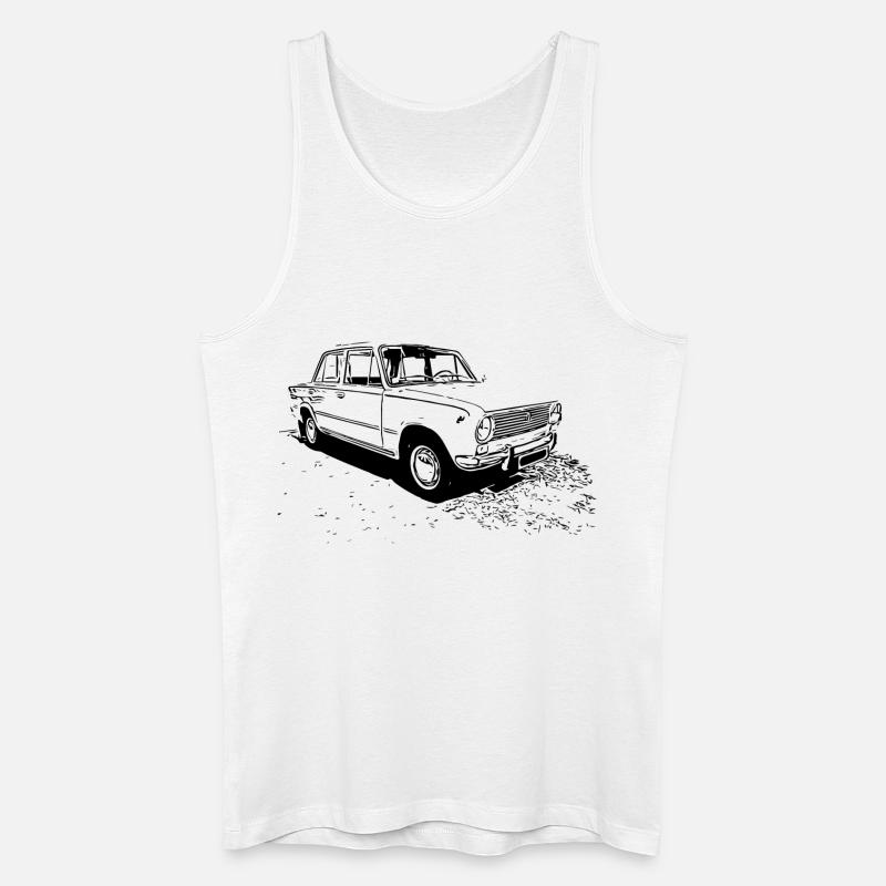 WAS 2101 - Männer Bio Tank Top - Weiß
