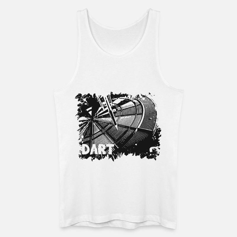 Dartscheibe - Dart - Dartpfeile - Männer Bio Tank Top - Weiß
