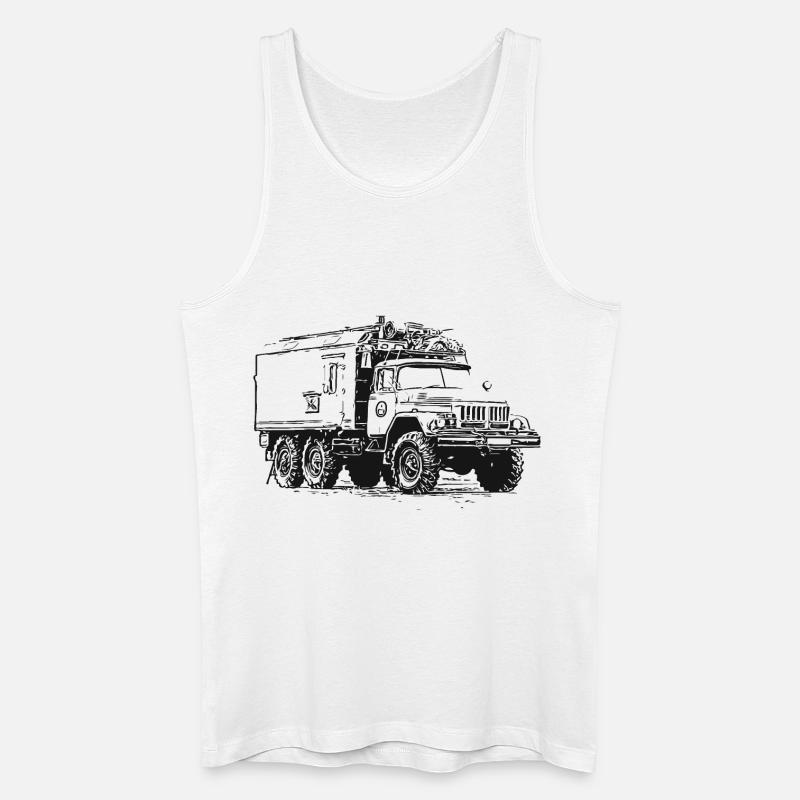 ZIL 131 KO - Männer Bio Tank Top - Weiß
