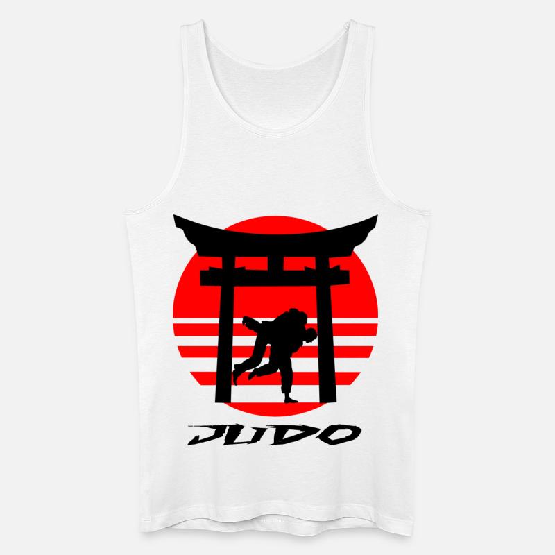 Judo - Männer Bio Tank Top - Weiß