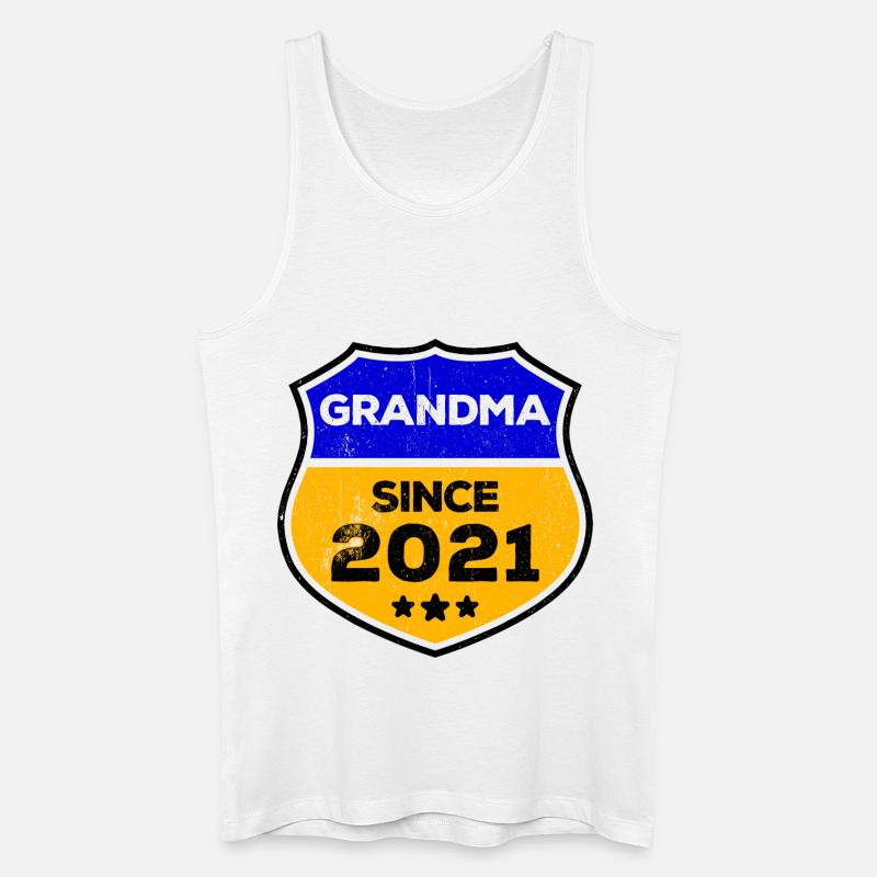 Seniorin Großmutter Rentnerin Oma Statement - Männer Bio Tank Top - Weiß