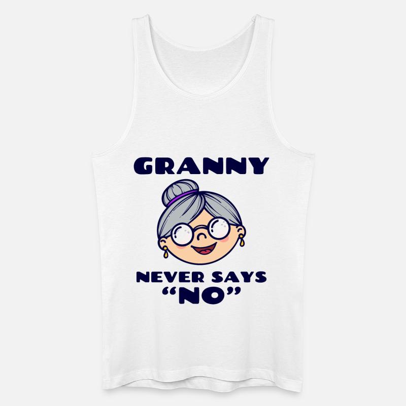 Lieblingsomi Großmutter Oma Statement Brille - Männer Bio Tank Top - Weiß