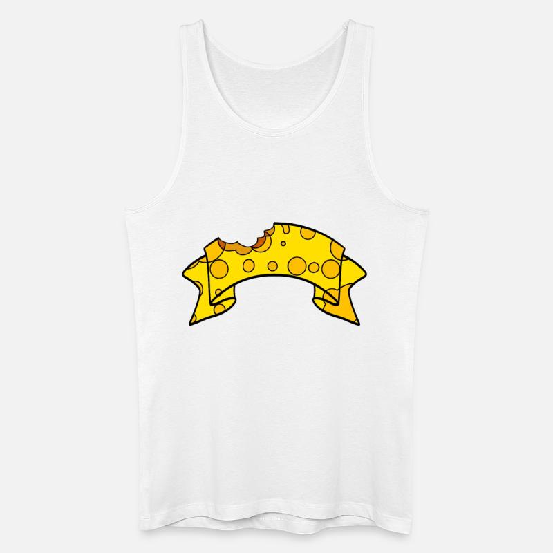 Banner aus Käse - Männer Bio Tank Top - Weiß