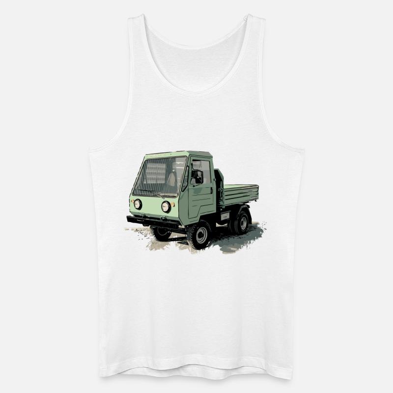 MULTICAR - Männer Bio Tank Top - Weiß