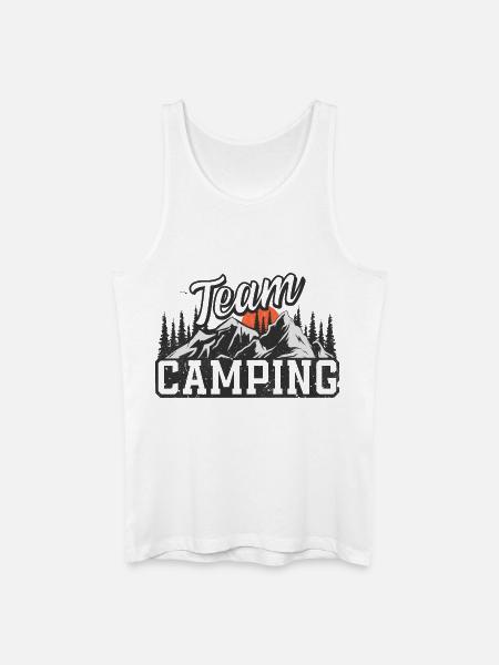 Team Camping - Men’s Organic Tank Top - white
