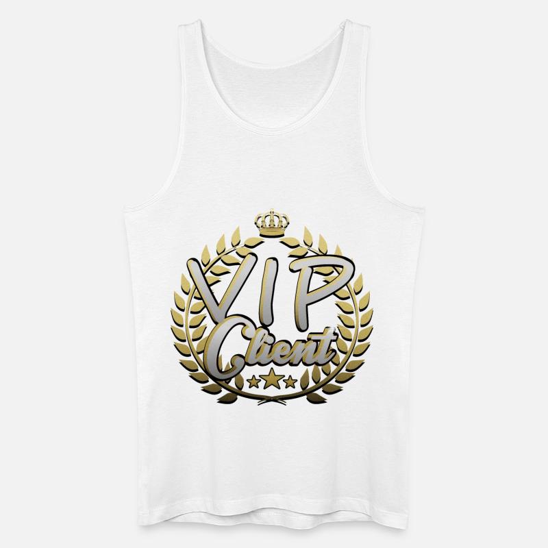 VIP Client - Männer Bio Tank Top - Weiß