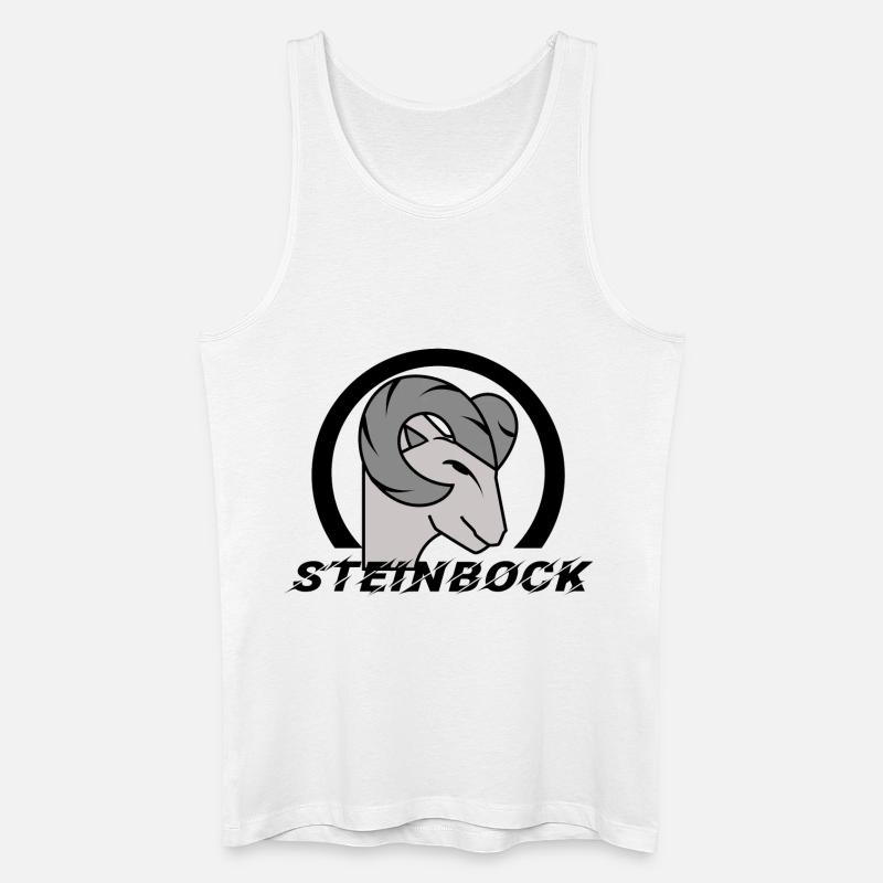 Astrologie Himmel Steinbock Tierkreiszeichen - Männer Bio Tank Top - Weiß