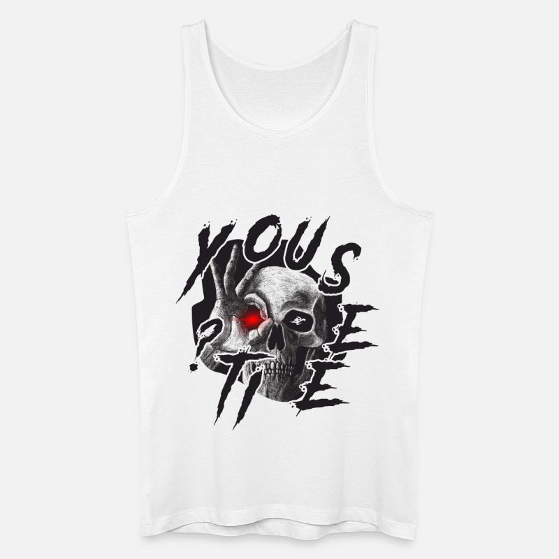 Siehst du es ? - Männer Bio Tank Top - Weiß
