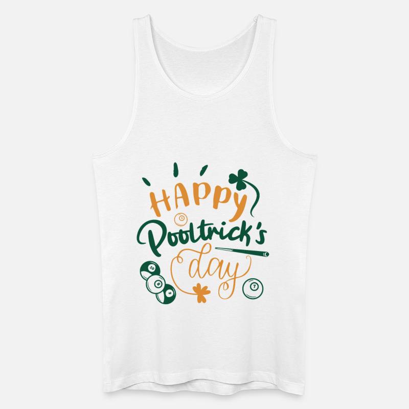 St. Patrick's Billard - Männer Bio Tank Top - Weiß