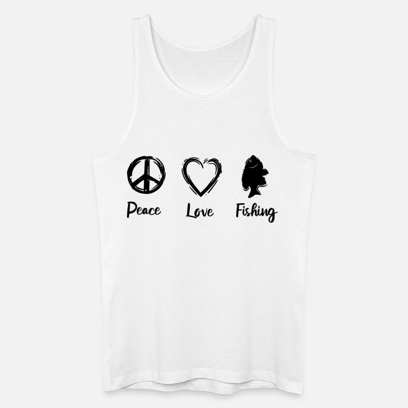 Fischer Routine - Männer Bio Tank Top - Weiß