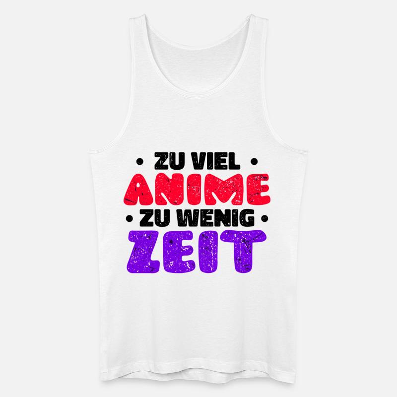Japan Manga Anime Statement Comic Animation - Männer Bio Tank Top - Weiß