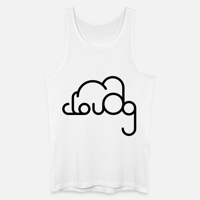 Cloud 9 - Männer Bio Tank Top - Weiß