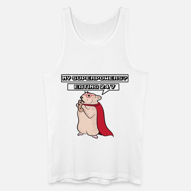 Haustiere Statement Ratte Schoßtier Tiere - Männer Bio Tank Top - Weiß