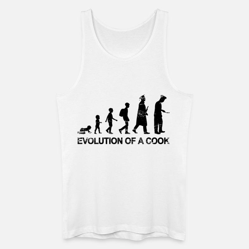 Chef Evolution - Men’s Organic Tank Top - white