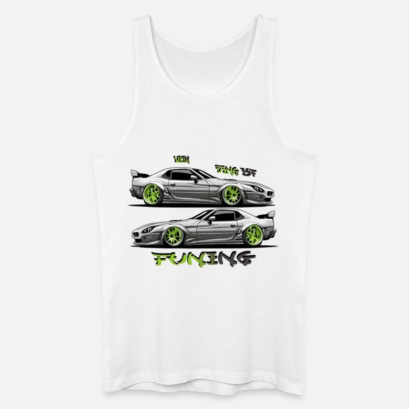 Mein Ding ist Tuning - Männer Bio Tank Top - Weiß