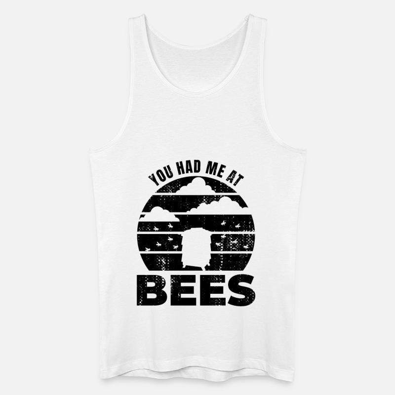 Imker Spruch - Männer Bio Tank Top - Weiß