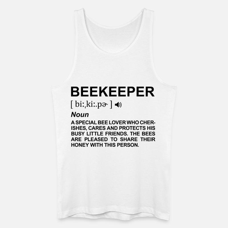 Imker Begriff - Männer Bio Tank Top - Weiß
