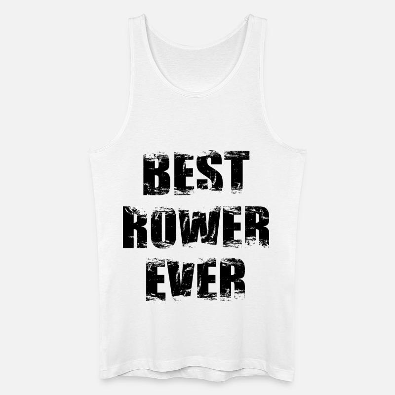 Ruderer - Männer Bio Tank Top - Weiß
