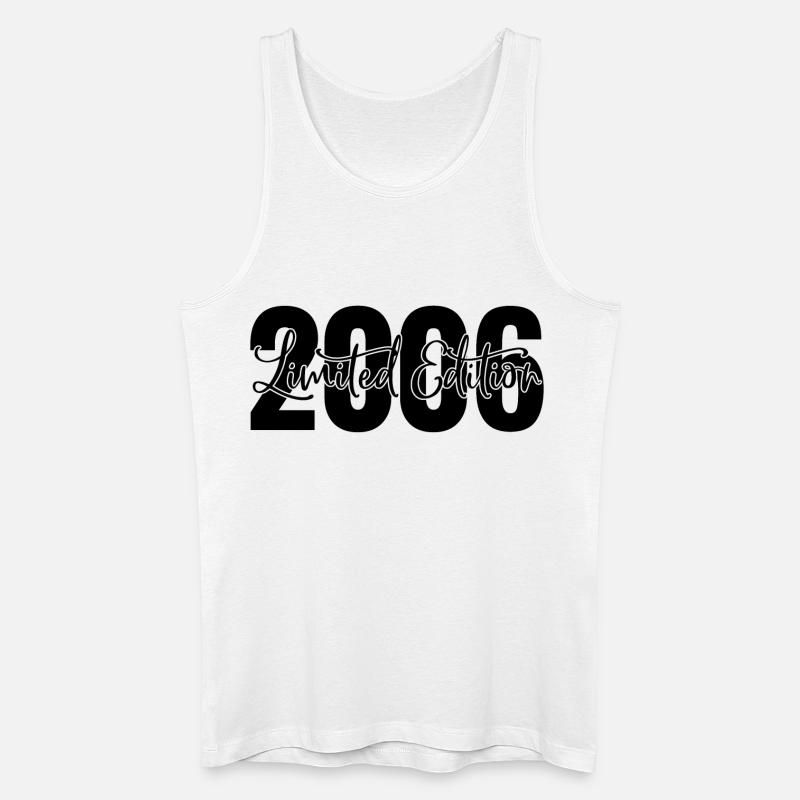 Limited edition 2006 - Männer Bio Tank Top - Weiß