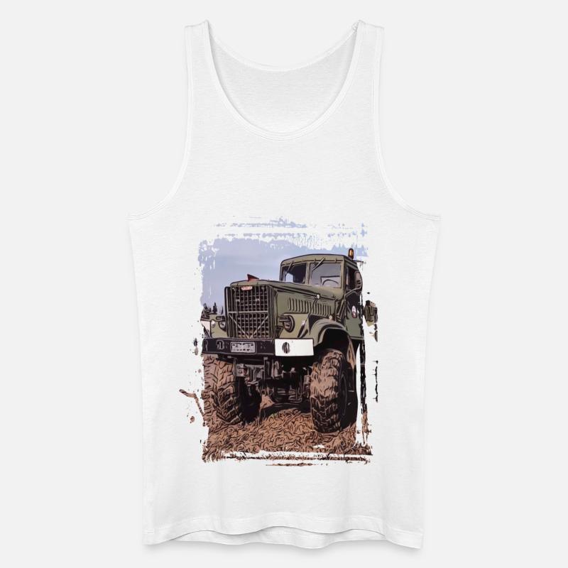 KRAZ LKW - Männer Bio Tank Top - Weiß