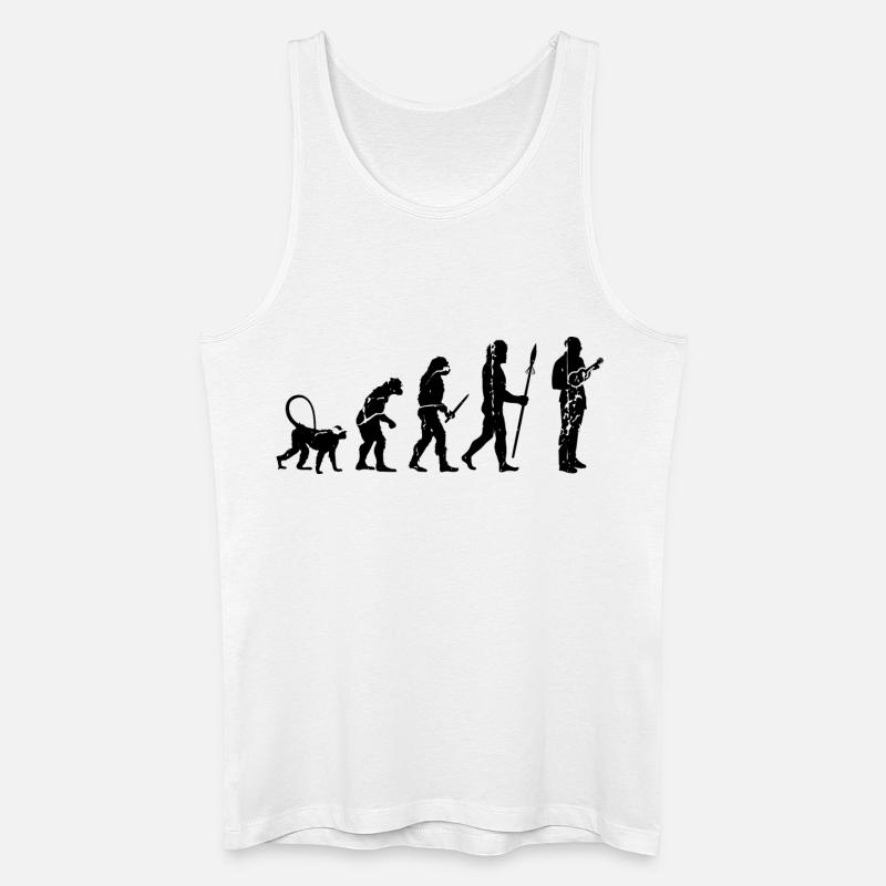 Developing a Ukulele Player - Men’s Organic Tank Top - white
