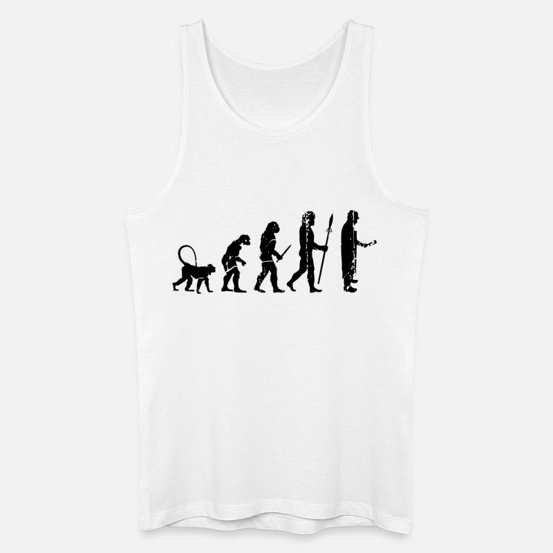 Fleischer Evolution - Men’s Organic Tank Top - white