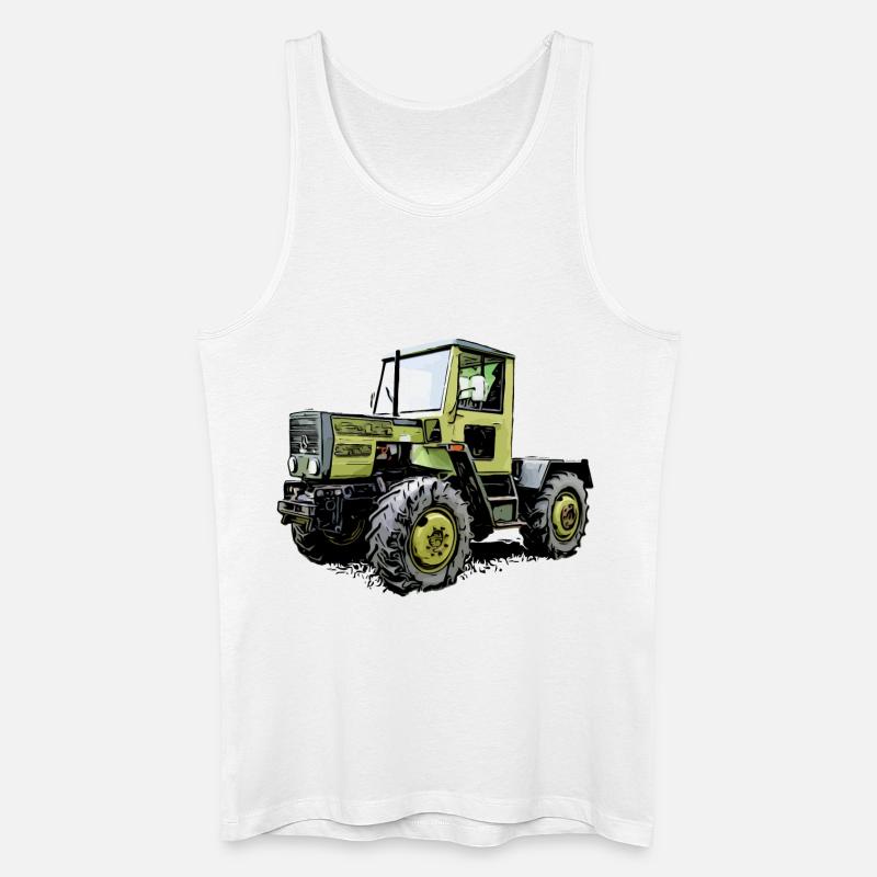 Alter MB trac 800 - Männer Bio Tank Top - Weiß