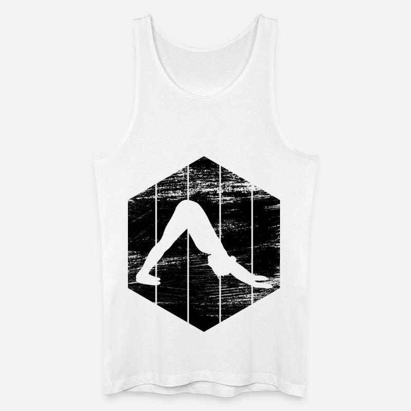 Yogini - Männer Bio Tank Top - Weiß