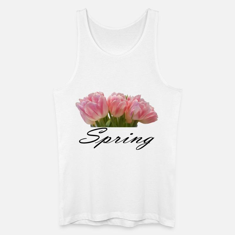 Frühlingsboten - Männer Bio Tank Top - Weiß