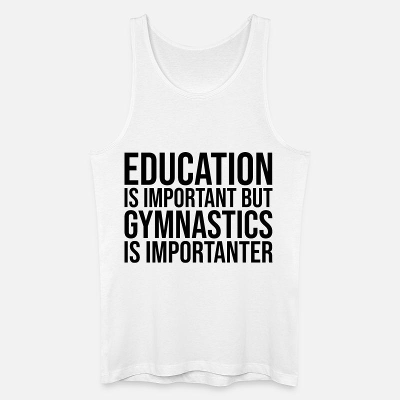 Gymnastik - Männer Bio Tank Top - Weiß